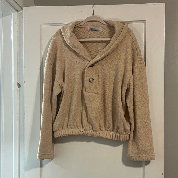 Free People Tops - Free People Beach Cozy Pullover L